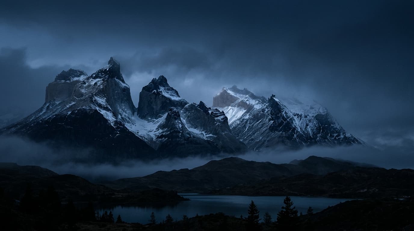 Alpine Mountain Horizon